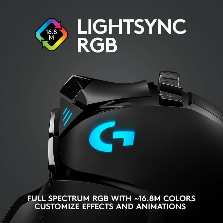 Logitech G502 LIGHTSPEED Wireless Gaming Mouse, HERO 25K Sensor
