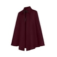 thumbnail image 6 of DxhmoneyHX Men's Halloween Short Cape Cloak Loose Lapel Collar Vintage Outerwear Fashion Costume for Festival Party, 6 of 8