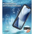 thumbnail image 6 of Design for iPhone 14 Plus Waterproof Case, Shockproof Dustproof Phone Case for iPhone 14 Plus with Screen Protector, Full Body Protective Cover for iPhone 14 Plus 6.7''（clear）, 6 of 8