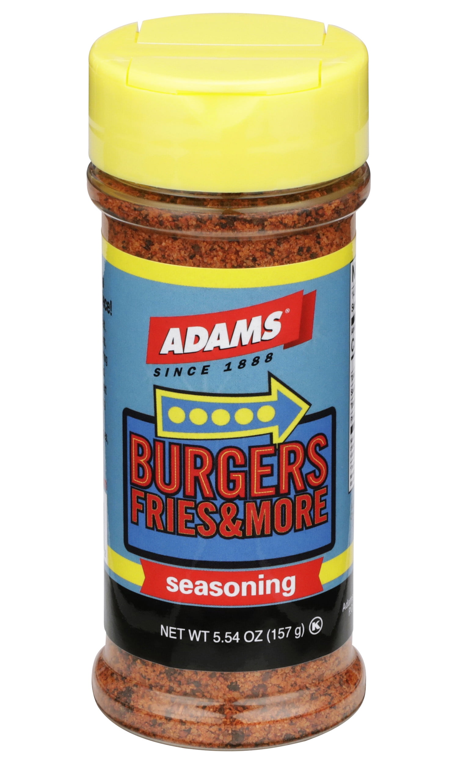 (3 pack) Adams Burgers, Fries & More Multi-Seasoning, 5.54 oz