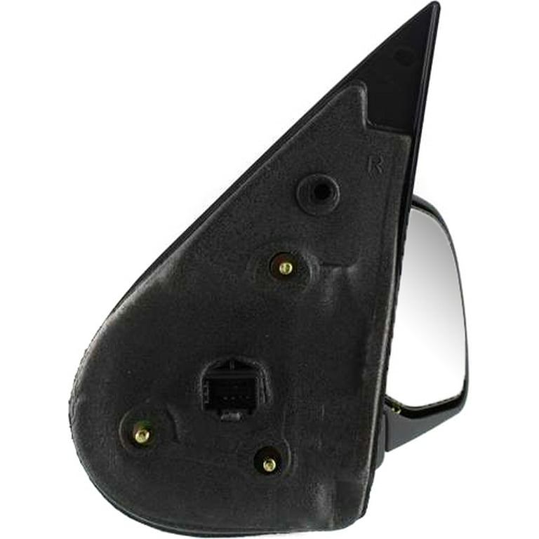 Driver Side Power Mirror For 2002-2005 Ford Explorer & Mercury Mountaineer - Black Manual Folding Replacement