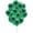 .Jade Green, variant on PMU 12 Pcs Graduation Balloons PartyTex 11 inch Premium Emerald Green with All-Over Print White Grad Caps-Confetti and Streamers Graduation Party Decorations