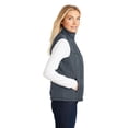 thumbnail image 3 of Port Authority Ladies Puffy Vest-M (Dark Slate/Black), 3 of 6
