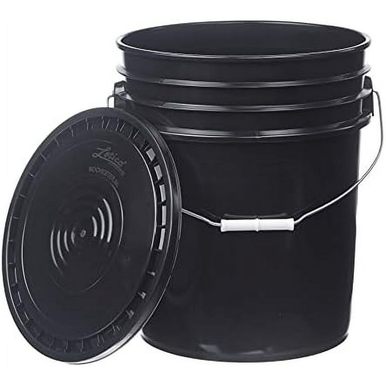 Letica Premium 5 Gallon Bucket With Easy Peel Lid HDPE 1 Pack