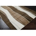 thumbnail image 4 of Mark&Day Wool Rugs, 2x3 Harrell Modern Cream/Brown Area Rug, Brown Green Carpet for Living Room, Bedroom or Kitchen (2' x 3'), 4 of 4