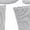 Gray, variant on 48 Pairs Crew Socks for Men Women Kids, Wholesale Bulk Cotton Basic Sport Sock, Donation (White w/Gray Heel Toe, 9-11)