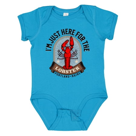

Inktastic Portland Maine Funny Lobster Lover Gift Baby Boy or Baby Girl Bodysuit
