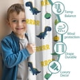 thumbnail image 3 of Blackout Kids Curtains,White Cartoon Dinosaurs Pumpkins Pattern Childrens Insulated Curtains Set Of 2,Bedroom Essentials,Toddler Room Decor 42"x63", 3 of 5