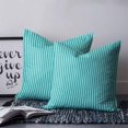 thumbnail image 2 of Pillow Covers 18x18 Set of 2, Modern Striped Throw Pillow Covers Decorative Couch Cushion Cover, Geometric Abstract Minimalist Microfiber Soft Square Pillowcases for Bedroom Living Room Sofa, 2 of 7