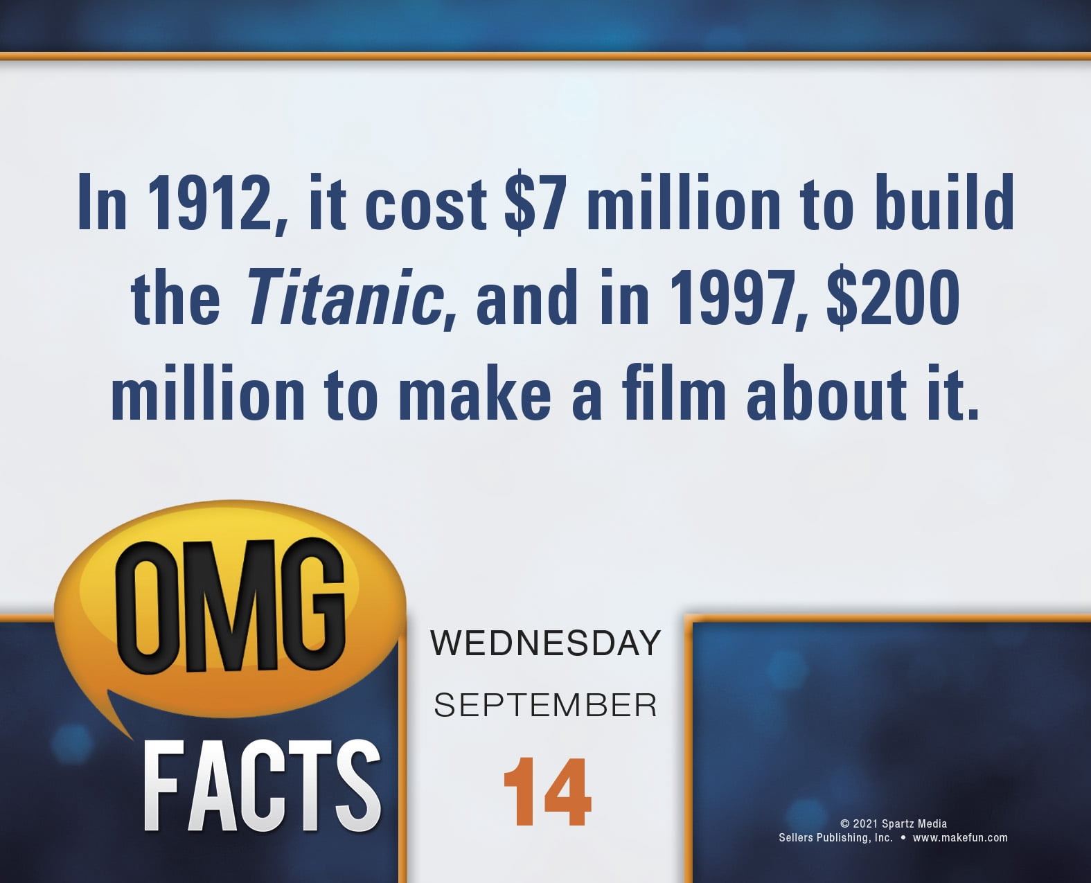 OMG Facts 2022 Boxed Daily Calendar