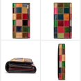 thumbnail image 3 of Qarigey Cartera de mujer PU cuero empalmado monedero largo colorido soporte para teléfono celular con gran capacidad cierre a presión bolso Carteras Mate/Cuadrado Qarigey AP018553-03, 3 of 6