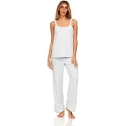 Bearpaw Women's Tank Top and Fuzzy Pajama Pants, 2-Piece Set