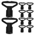 thumbnail image 1 of HEALEEP 10Set Yacht Rope Hook Black Plastic For Bungee Dock Line Canoe Bungee Shock Cord Hook, 1 of 8