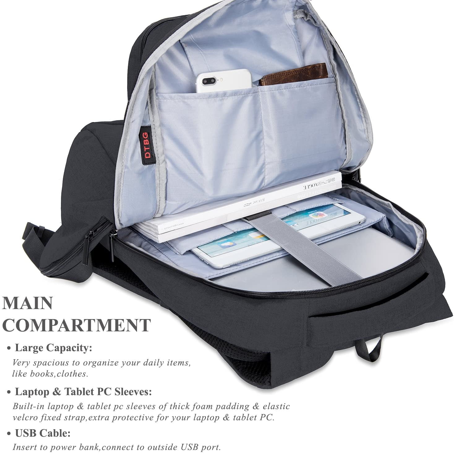 dtbg laptop bag