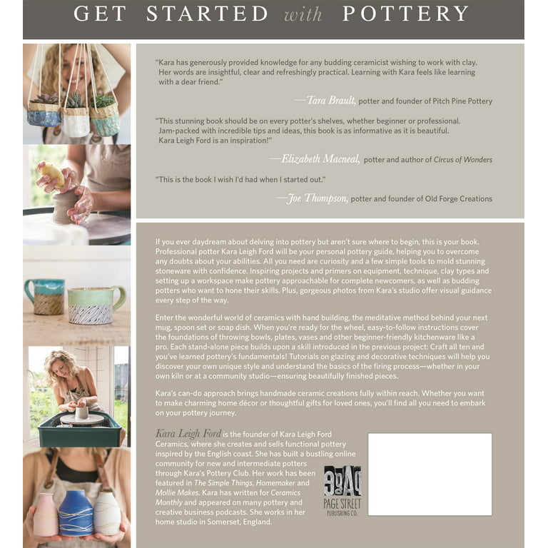 Pottery for Beginners: Projects for Beautiful Ceramic Bowls, Mugs, Vases  and More - Leigh Ford, Kara: 9781645673026 - AbeBooks