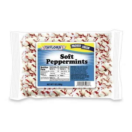 (4 Pack) TAYLORS CANDY SOFT PEPPERMINTS (Best Peppermint Bark Candy)