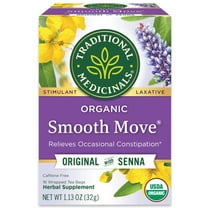 Traditional Medicinals, Organic Smooth Move, Tea Bags, 16 Ct
