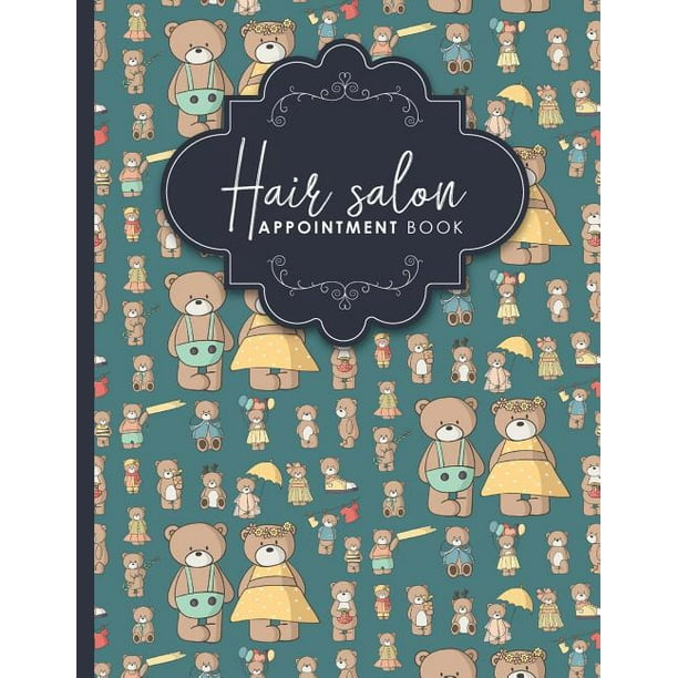 Hair Salon Appointment Book: 6 Columns Appointment Calendar ...