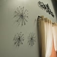 thumbnail image 3 of Things2Die4 Zeckos Silver Metal Sunburst Wall Mounted Hanging Sculpture Set of 3, 3 of 7