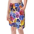 thumbnail image 6 of PAYOHTO Boy Swim Trunks Small Size 7-8 Teens Boy Beach Board Shorts Colorful Flowers Quick Dry Bathing Suit Swimwear, 6 of 9