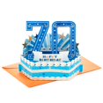 thumbnail image 1 of Tarjeta de felicitación Hallmark 70.º cumpleaños pop-up Paper Wonder, 1 of 6