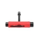 thumbnail image 5 of Llave para patines Llave de mantenimiento de placa deslizante en forma de L con 3 orificios en forma de T para monopatinesRojo, 5 of 10