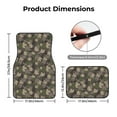 thumbnail image 5 of Naloa Camouflage maple Car Foot Mat Set of 4 Pieces - Universal Floor Liner Neoprene Full Set Floor Mats for Cars Trucks SUV, 5 of 7