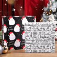 thumbnail image 3 of Cintas de papel de regalo negras para Papá Noel, reversibles, 43 x 100,6 cm, 3 of 7