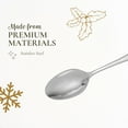 thumbnail image 4 of Spode Christmas Tree 10-Inch Serving Spoon - Holiday Flatware Utensil for Serving Dishes - 18/10 Stainless Steel with Embossed Handle - Dishwasher Safe Festive Flatware for Seasonal Gatherings, 4 of 7