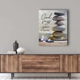 thumbnail image 4 of Farmhouse Christian Canvas Wall Art – God Says You Are Bible Verse Print with Zen Stacked Stones, Inspirational Scripture Framed Decor for Bathroom, Bedroom, Living Room or Office, 4 of 7