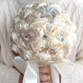 thumbnail image 4 of Jackcsale Bouquet Romantique de Mariée avec Roses et Diamants, Perles, Saint-Valentin (373 CRM), 4 of 4