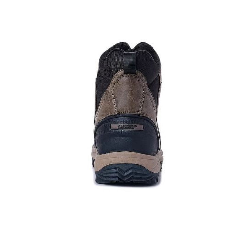 Khombu Cliff Mens Winter Boot Brown Black Front Zip Faux Fur Lined Size 13 Khombu | Shoes | Khombu Boots Mens Cliff Brown 8 Cold  main image 4