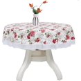 thumbnail image 1 of Round Tablecloth Wipe Clean 180cm Waterproof Wrinkle Free Stain Resistant, 1 of 3