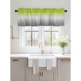thumbnail image 2 of Valances for Windows Abstract Rod Pocket Cafe Window Treatments Valance Curtains for Kitchen Bathroom Laundry Basement Windows 42"x18", 2 of 9