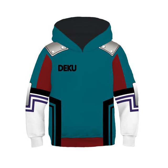 Boys Girls Hero Academy 3D Printing Anime Hoodie, Pullover, Theme Party Show