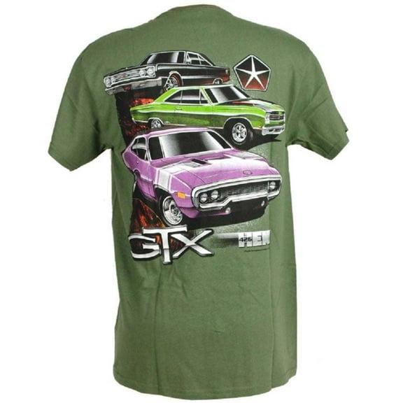 Plymouth GTX Men's T shirt Licensed Hot Rod Mopar