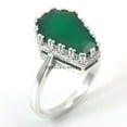 thumbnail image 5 of Natural Green Onyx Gemstone Coffin Ring, Handmade 925 Sterling Silver Jewelry For Women, Statement Proposal Ring, Anniversary Gifts For Women, Unique Giftable Ring (green-onyx, Size 7), 5 of 6