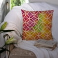 thumbnail image 3 of Carolines Treasures BB7515PW1414 Watercolor Rainbow Geometric Circles Fabric Decorative Pillow  14Hx14W multicolor, 3 of 4