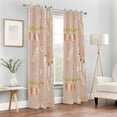 thumbnail image 7 of Coolnut Coolnut Blackout Curtain Window Curtain Panels for Apartment 84 inches Length Pink Pattern Desert Western Boho Bull Skull Room Darkening Curtains Cafe Curtains, 7 of 7