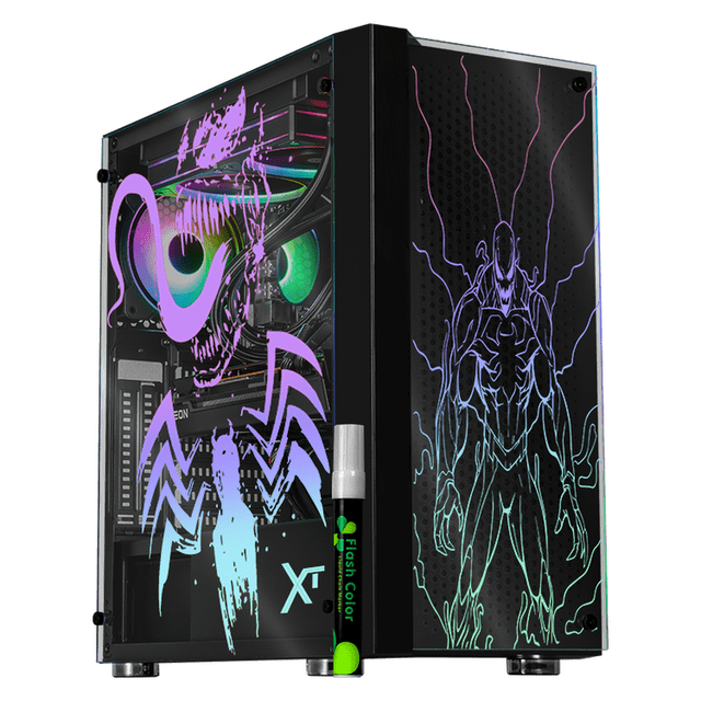 Xtreme PC Gaming AMD Radeon RX 7700 XT Ryzen 9 9900X 32GB DDR5 SSD 2TB Sistema Liquido WIFI Black