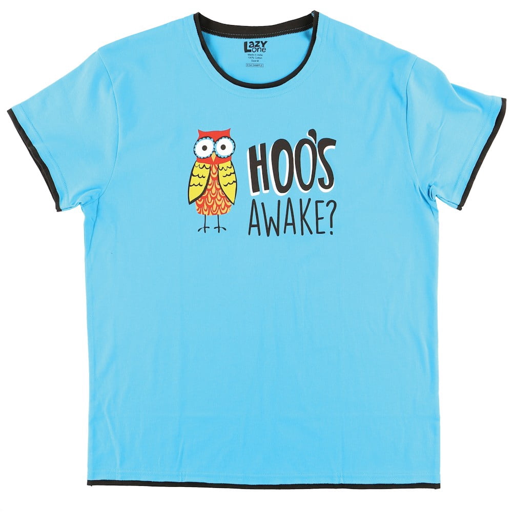 Women's Hoo's Awake Owl Sleep T-Shirt 