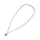 thumbnail image 3 of Collar de cadena de plata para mujer, tecnología de pulido exquisita, collar con colgante hermoso en forma de corazón, 3 of 5