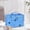 Blue, variant on Deeceymbur Travel Makeup Cases for Women Portable Train Bag Organizer for Cosmetics Makeup Brushes Toiletry Jewelry