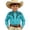 Sky Blue, variant on Girls T Shirts Western Themed Long Sleeve Button Up Casual Print Shirt Baby Tees Army Green 4-5 Years