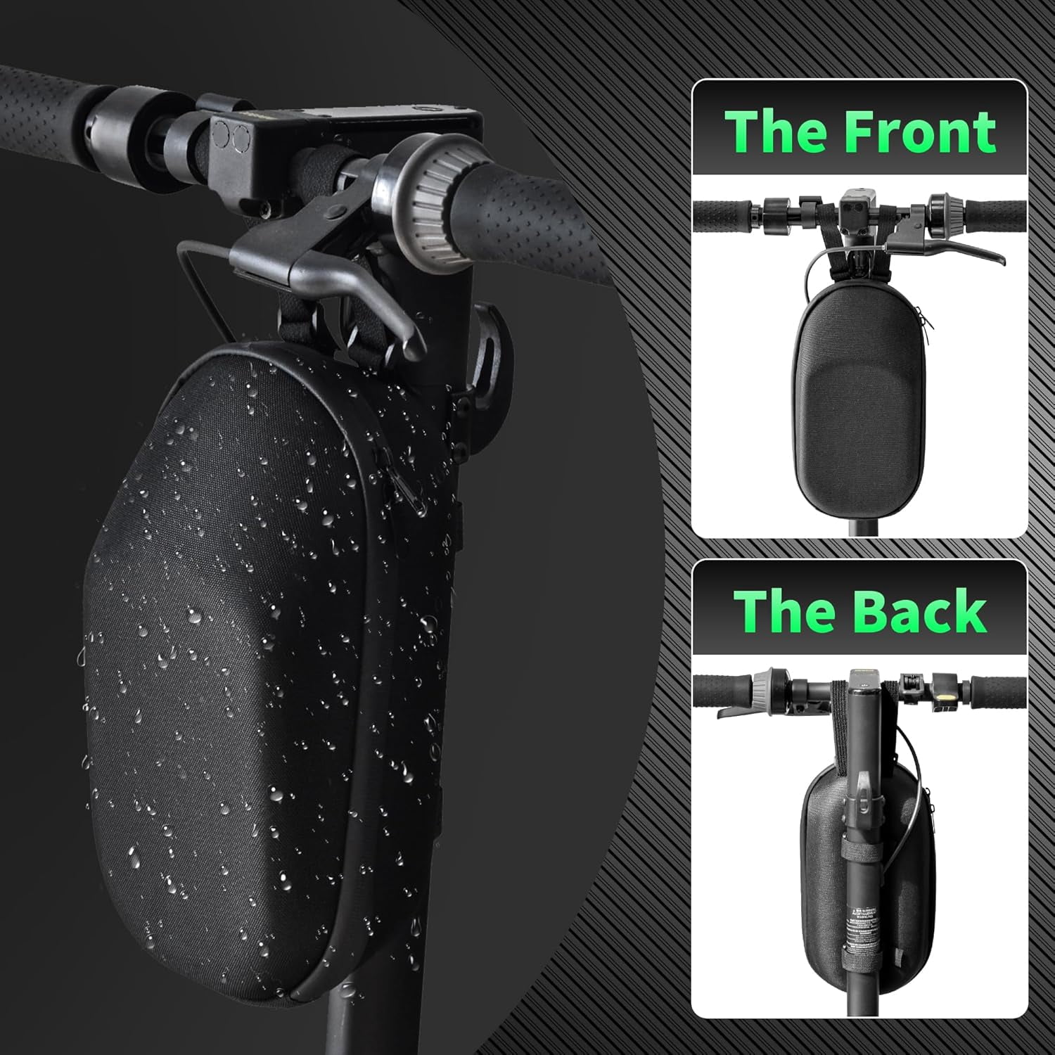 Heavy Duty Folding Combination Security Chain for Electric Scooter & Ebike, Compact Alloy Steel with Mounting Bracket
