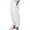 White, variant on COMVALUE Pant for Women Spring Summer Lightweight Casual Boho Beach Pants Wide Leg High Waisted Trousers (White, XL)