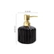 thumbnail image 2 of Dispensador de jabón de cerámica de 350 ml con bomba for lociones, jabones líquidos y champú., 2 of 4