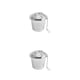 thumbnail image 1 of Bewildely Filtro de especias Malla de alambre cilíndrica Filtros de condimentos Bola de colador de hojas de té Cocina Tetera Diámetro 6.5 cm 2Conjunto, 1 of 6