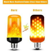 6-Pack LED Flame Effect Fire Light Bulbs E27 Flickering Fire Atmosphere Decorative Lamps