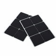 thumbnail image 4 of Non-Slip Furniture Pads, Rubber Furniture Pads, Multifunction Self Adhesive Sticky Floor Protector for Mat Table Chair Sofa Feet, Black/Square, 12 Pcs, 1.77x1.77", 4 of 7